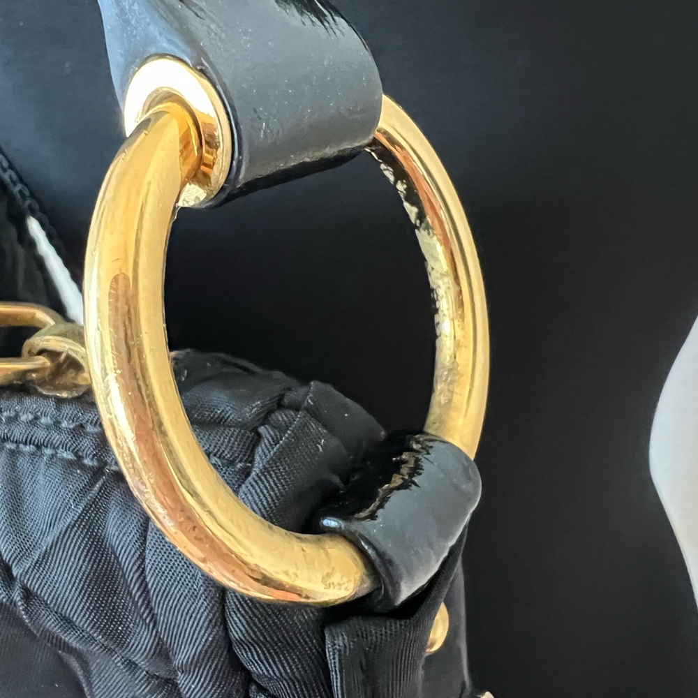 Prada Black Quilted Shoulder Bag - Picture 6 of 15